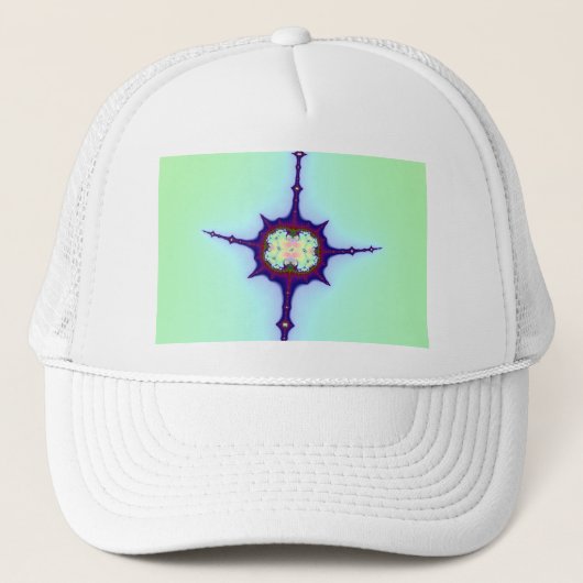 Mitosis Fractal Trucker Pet (Voorkant)