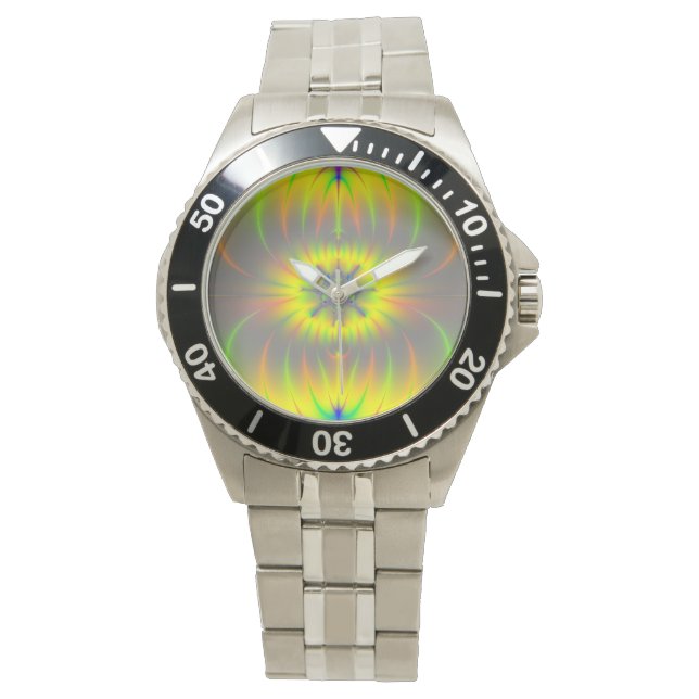 Mitosis Fractal Watch Horloge (Voorkant)
