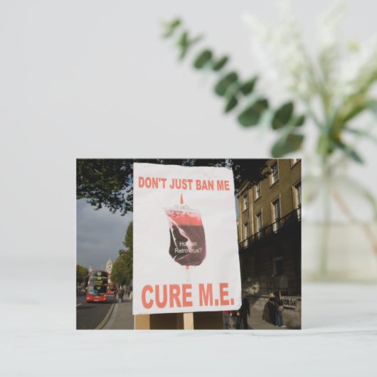 mitsis - genezing M.E. briefkaart (Staand voorkant)