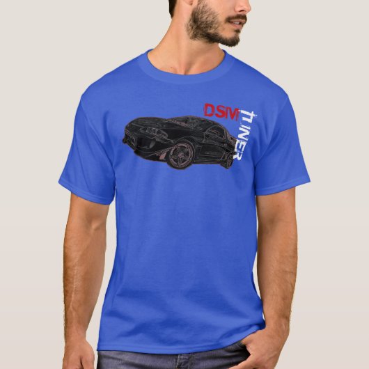 mitsubishi eclipse DSM TUNER T-shirt (Voorkant)