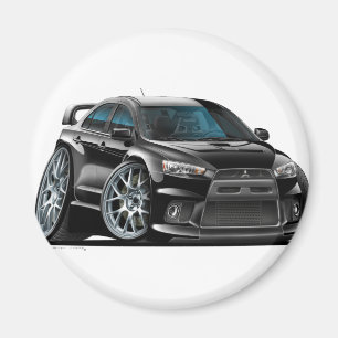 Mitsubishi Evo Black Car Magneet