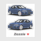 Mitsubishi Evo Car Sticker (Vel)