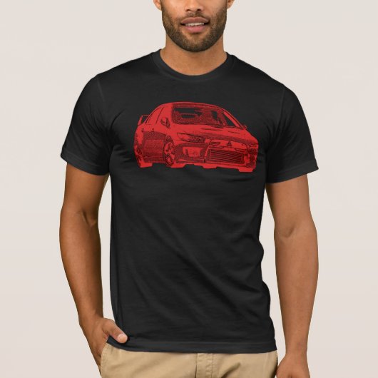 Mitsubishi Evo Shirt (Voorkant)