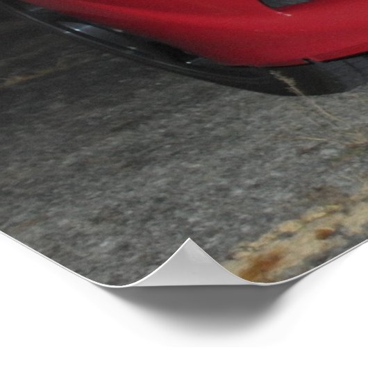 Mitsubishi Evolution at Naight Poster (Hoek)