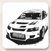 Mitsubishi Evolution Bier Onderzetter (Voorkant)