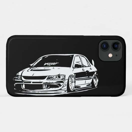 Mitsubishi Evolution Vector Afbeelding Case-Mate iPhone Case (Achterkant (horizontaal))