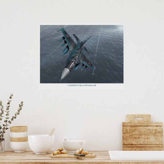 Mitsubishi F-2 Poster (Keuken)