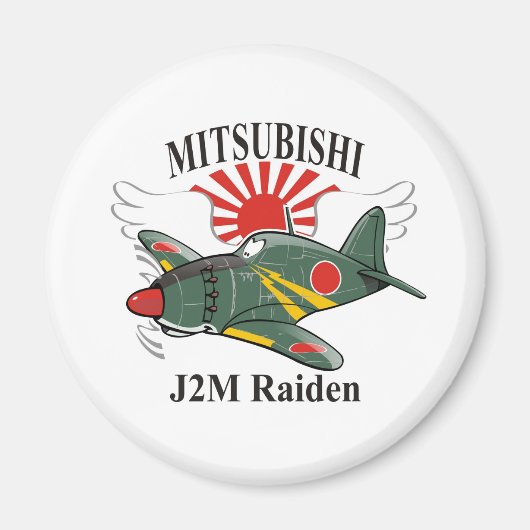 mitsubishi J2M Raiden Magneet (Voorkant)