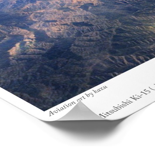 Mitsubishi Ki-15 AviationArt Poster (Hoek)