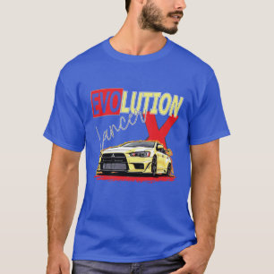 Mitsubishi Lancer EVO 10 X Racing Drifting Sport T-shirt