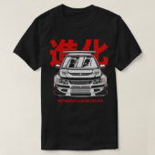 MITSUBISHI LANCER EVO T-SHIRT (Design voorkant)