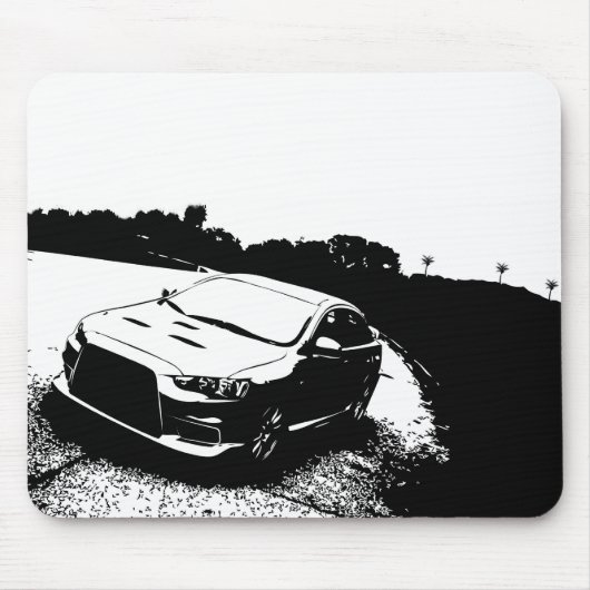 Mitsubishi Lancer Evo X Muismat (Voorkant)