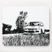 Mitsubishi Lancer Evoluion Muismat (Voorkant)