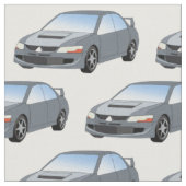 Mitsubishi Lancer Evolution Fabric Stof (Close Up)