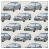 Mitsubishi Lancer Evolution Fabric Stof (Swatch)