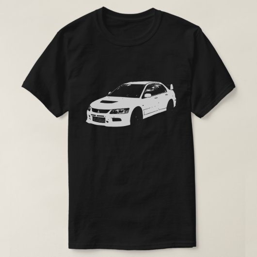 Mitsubishi Lancer Evolution T-shirt (Design voorkant)