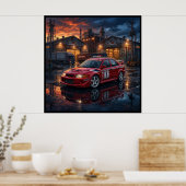 Mitsubishi Lancer Evolution VI Poster (Keuken)