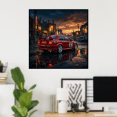 Mitsubishi Lancer Evolution VI Poster (Thuiskantoor)