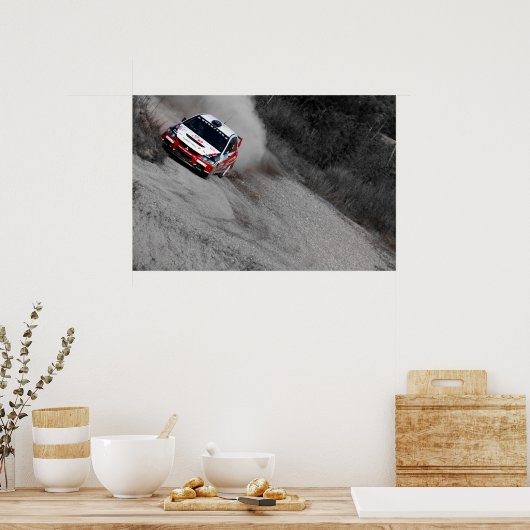 Mitsubishi Red Poster (Keuken)