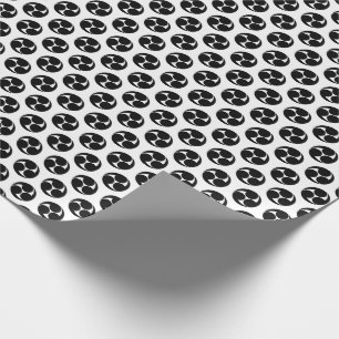 Mitsudomoe patroon traditionele japans cadeaupapier