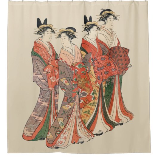 Mitsuhata senzan misayama itotaki oribae douchegordijn (Voorkant)