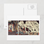 Mitsukini Defying the Skeleton Specter, c.1845 Briefkaart (Voorkant / Achterkant)