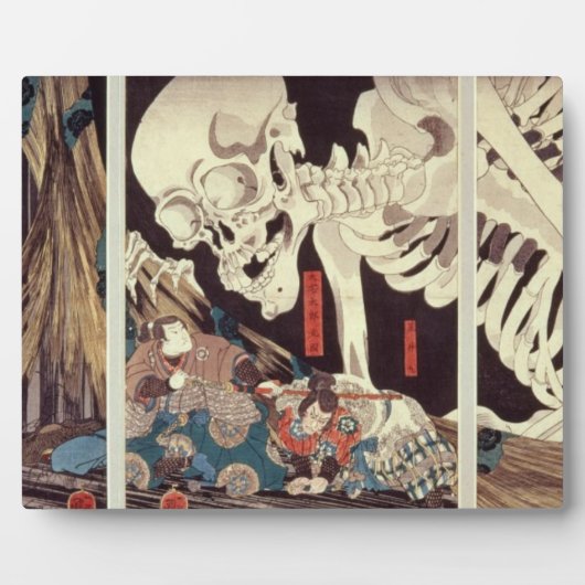 Mitsukini Defying the Skeleton Specter, c.1845 Fotoplaat (Voorkant)