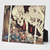 Mitsukini Defying the Skeleton Specter, c.1845 Fotoplaat (Zijkant)