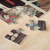 Mitsukini Defying the Skeleton Specter, c.1845 Legpuzzel (Zijkant)