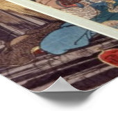 Mitsukini Defying the Skeleton Specter, c.1845 Poster (Hoek)