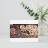 Mitsukuni Defing the Skeleton Specter Briefkaart (Staand voorkant)