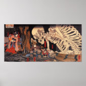 Mitsukuni Defing the Skeleton Specter Poster (Voorkant)