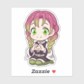 Mitsuri Kanroji Chibi Love Sticker (Vel)