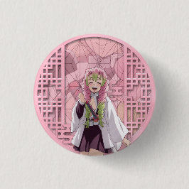 Mitsuri Kanroji Ronde Button 3,2 Cm