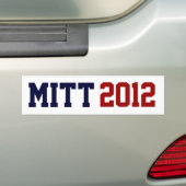 MITT 2012 BUMPERSTICKER (Op auto)