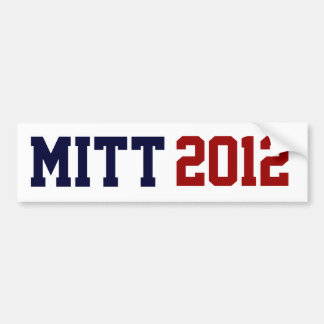 MITT 2012 BUMPERSTICKER