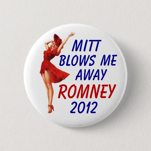 Mitt blaast me weg 2012 ronde button 5,7 cm (Voorkant)