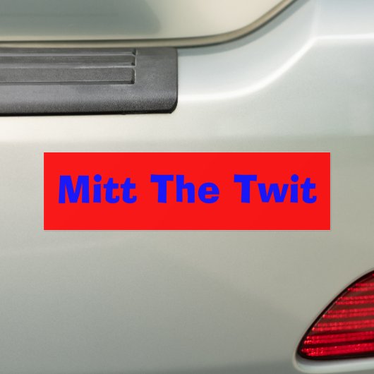 Mitt de Twit bumper sticker (Op auto)