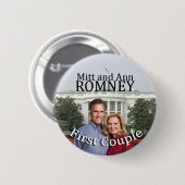 Mitt en Ann Romney First Couple Ronde Button 5,7 Cm (Voorkant /achterkant)
