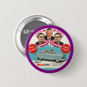 Mitt & George Romney Ronde Button 5,7 Cm (Voorkant /achterkant)