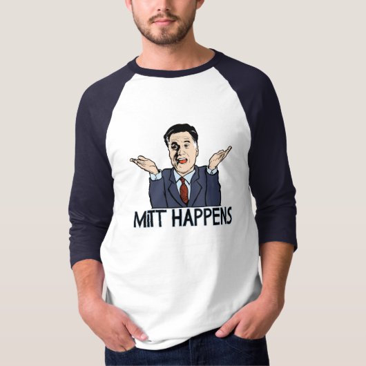 Mitt Happens T-shirt (Voorkant)