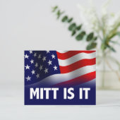 Mitt is it - Romney Ryan 2012 Briefkaart (Staand voorkant)