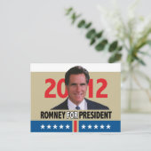 Mitt Romney 2012 Briefkaart (Staand voorkant)