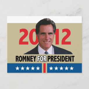 Mitt Romney 2012 Briefkaart