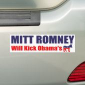 Mitt Romney 2012 Bumpersticker (Op auto)