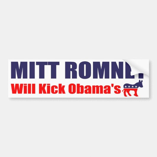 Mitt Romney 2012 Bumpersticker (Voorkant)