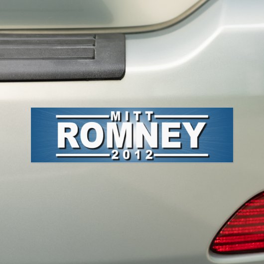 Mitt Romney 2012 Bumpersticker (Op auto)
