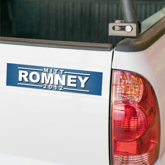 Mitt Romney 2012 Bumpersticker (Op Truck)