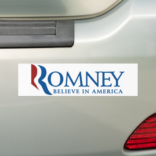 Mitt Romney 2012 Bumpersticker (Op auto)