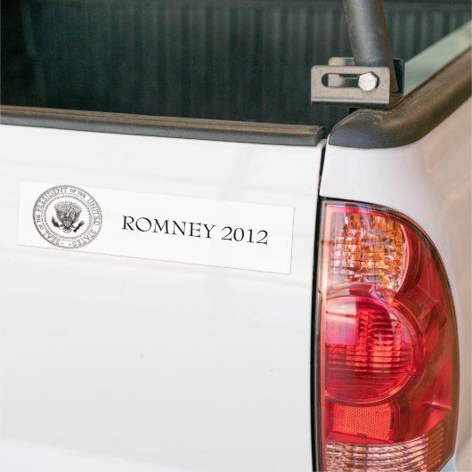 Mitt Romney 2012 Bumpersticker (Op Truck)